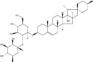 重樓皂苷VI CAS：55916-51-3 中藥對照品 標(biāo)準(zhǔn)品