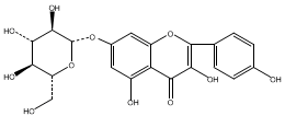 山奈酚-7-O-葡萄糖苷 CAS：16290-07-6 中藥對照品標準品