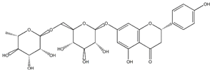 蕓香柚皮苷 CAS：14259-46-2 中藥對照品標準品