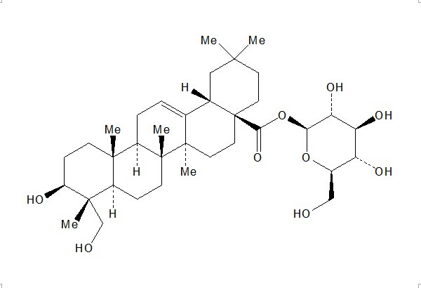 常春藤皂苷元-28-O-β-D-葡萄糖酯苷 中藥對照品 標準品