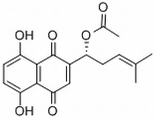 乙酰紫草素 CAS：24502-78-1 中藥對照品標(biāo)準(zhǔn)品