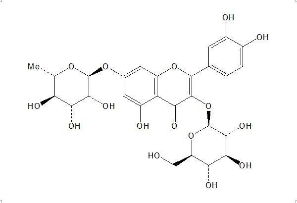 槲皮素-3-O-葡萄糖-7-O-鼠李糖苷 中藥對照品 標準品