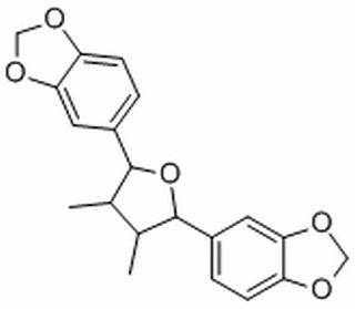 (7S,7'R)-雙(3,4-亞甲二氧苯基)-rel-(8R,8'R)-二甲基四氫呋喃