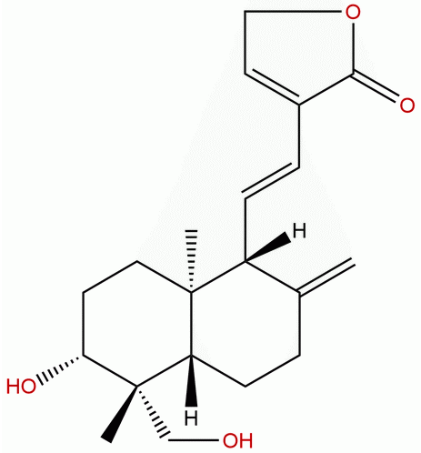 14-去氧-11,12-二去氫穿心蓮內酯 CAS ：42895-58-9 中藥對照品