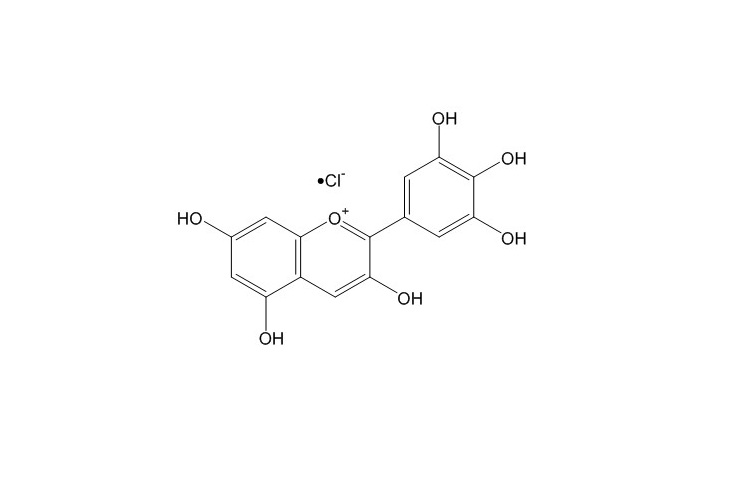 氯化飛燕草素CAS:528-53-0中藥對照品標(biāo)準(zhǔn)品