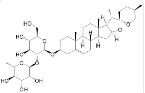 薯蕷次皂苷A 重樓皂苷V CAS號：19057-67-1 中藥對照品標準品