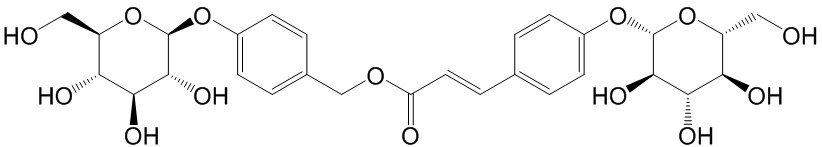 4-（葡萄糖氧基）-肉桂酸葡萄糖氧基芐酯 CAS號：1435488-35-9