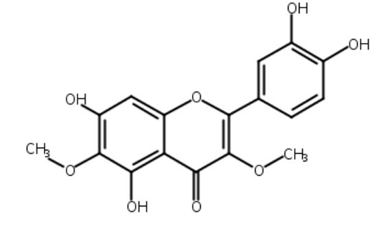 槲皮萬壽菊素-3,6-二甲醚；甲氧基萬壽菊素  CAS號(hào)：5188-73-8