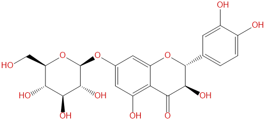 花旗松素 7-O-葡萄糖苷  CAS號：14292-40-1 中藥對照品標準品