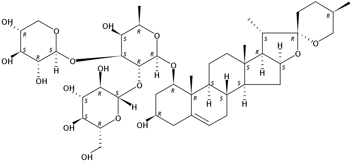 短葶山麥冬皂苷C CAS：130551-41-6 中藥對照品標準品