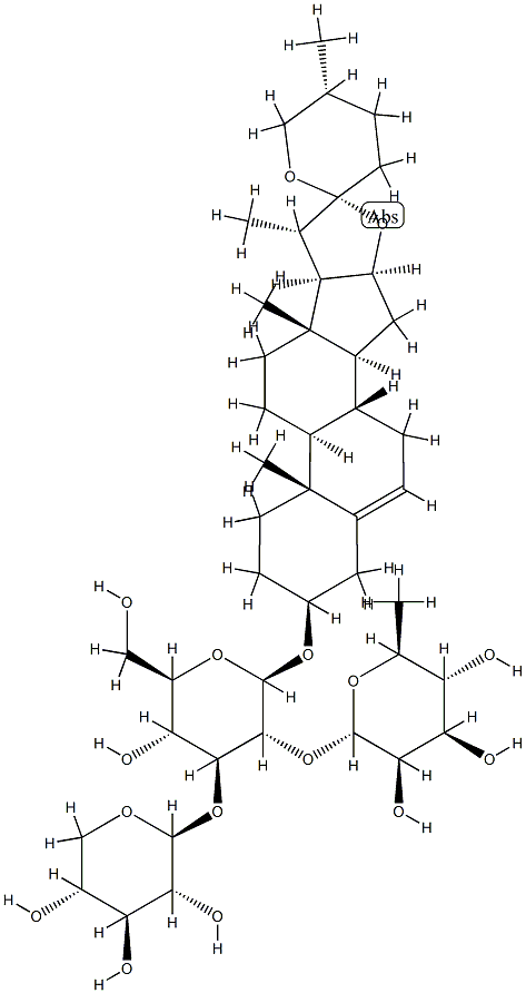  麥冬皂苷D' | CAS No.65604-80-0