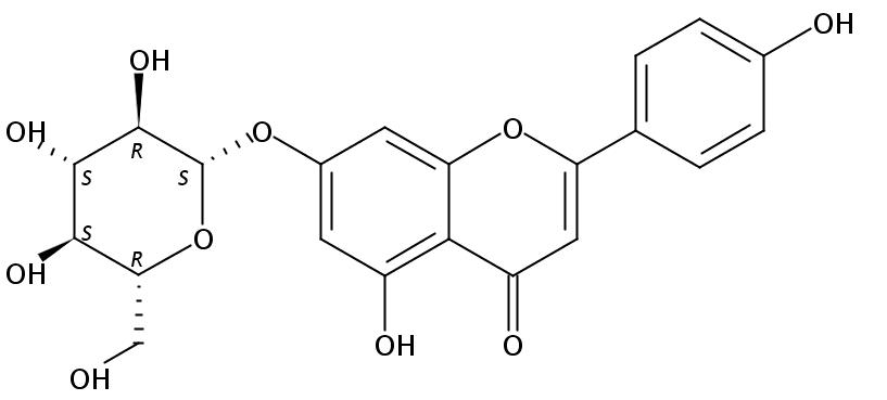 芹菜素-7-O-β-D-吡喃葡萄糖苷 CAS：578-74-5 中藥對照品標準品