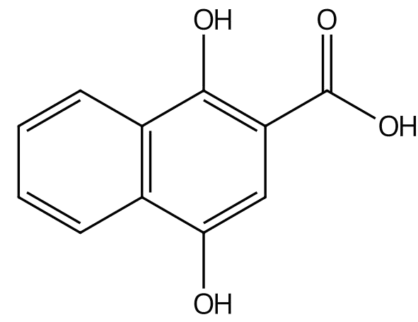 1,4-二羥基-2-萘甲酸 丨CAS No.31519-22-9