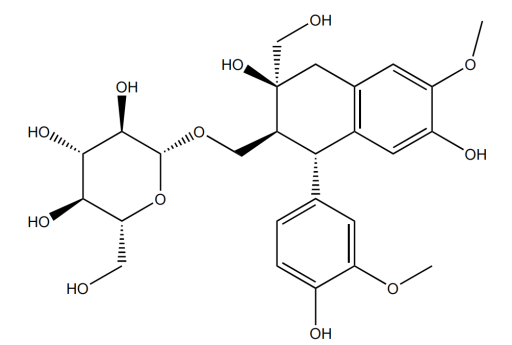 環橄欖樹脂素-9-O-β-D-吡喃葡萄糖苷 丨CAS No.1105067-02-4