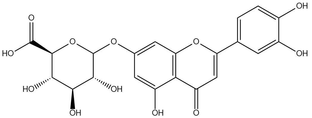 木犀草素-7-O-葡萄糖醛酸苷 CAS:29741-10-4 中藥對照品標準品