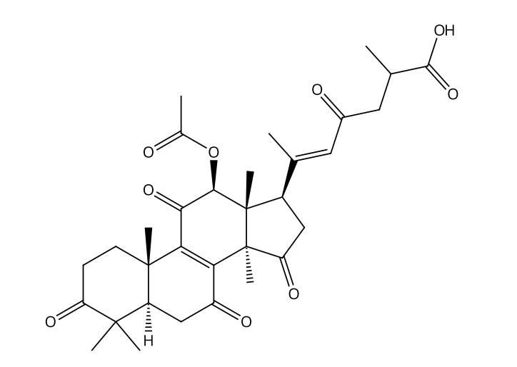 12-乙酰氧基-靈芝烯酸F | CAS No.1309931-91-6