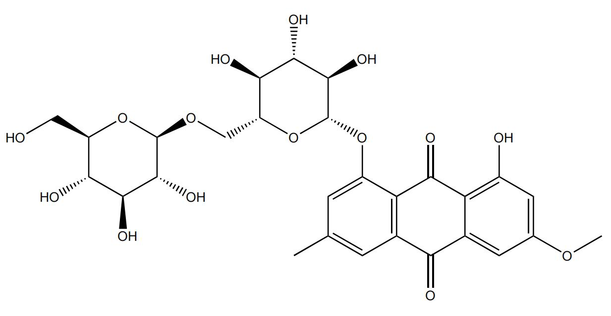 大黃素甲醚-1-O-β-龍膽二糖苷